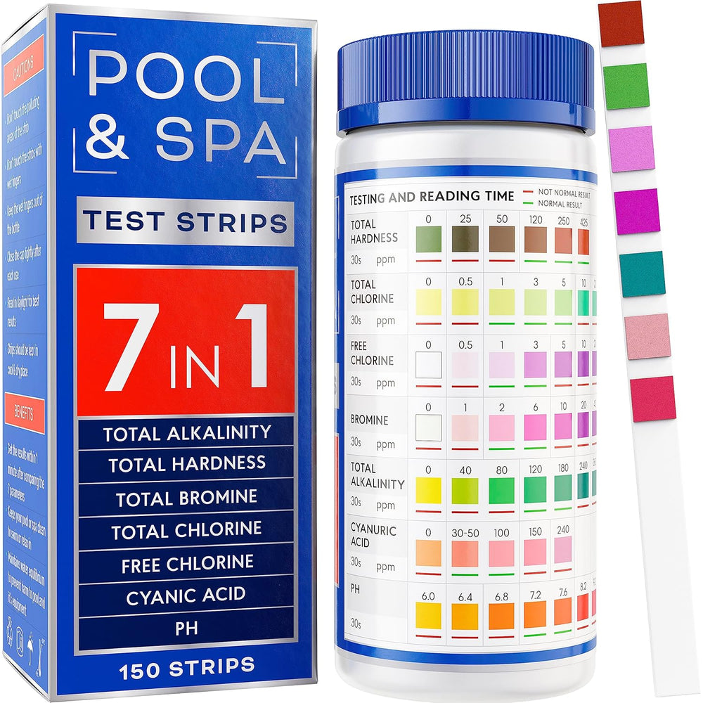 Pool & Spa Test Strips — 7-in-1