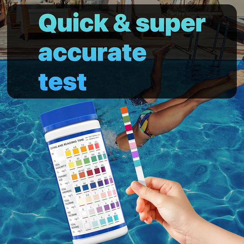 Pool & Spa Test Strips — 7-in-1