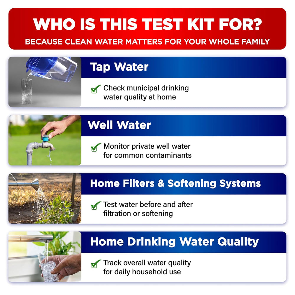 Drinking Water Test Kit 21-in-1 + 2 E. coli