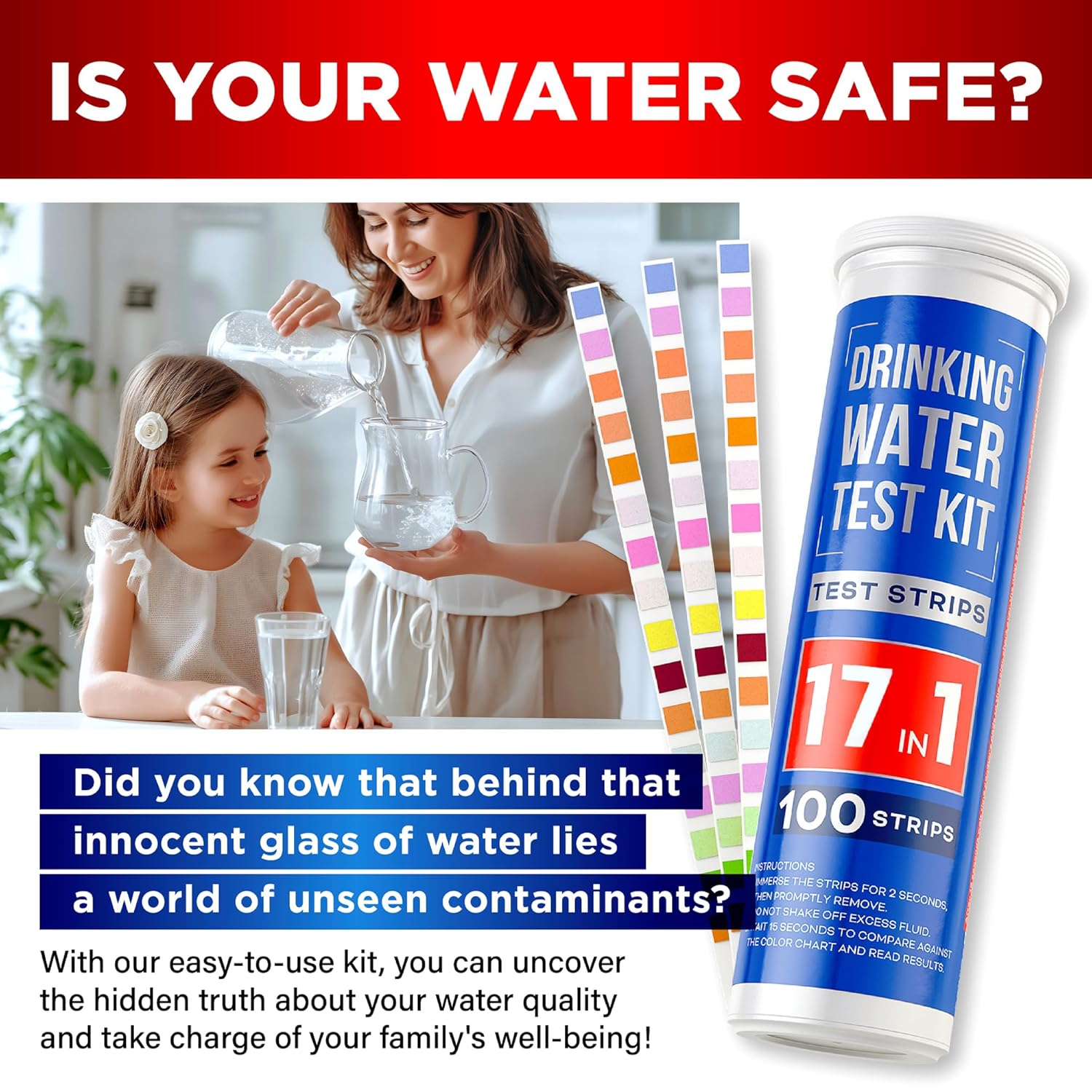 Drinking Water Test Kit 21-in-1 + 2 E. coli