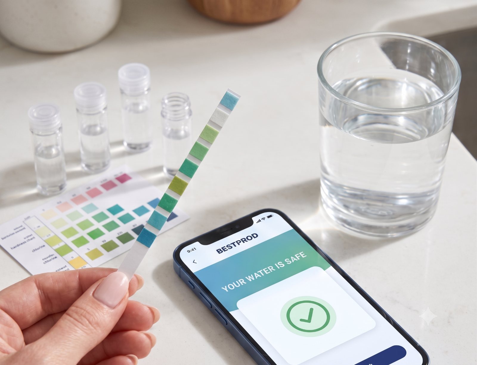 Testing water at home